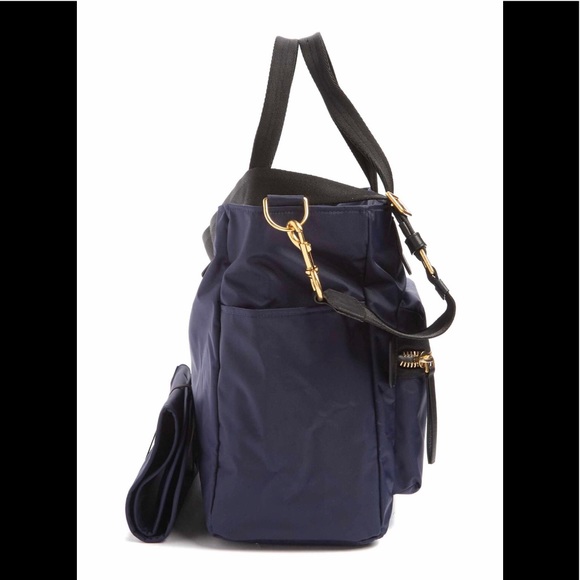 NWT MARC JACOBS NY DIAPER/BABY BAG MIDNIGHT BLUE - Picture 4 of 6